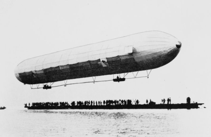 First Zeppelin flight