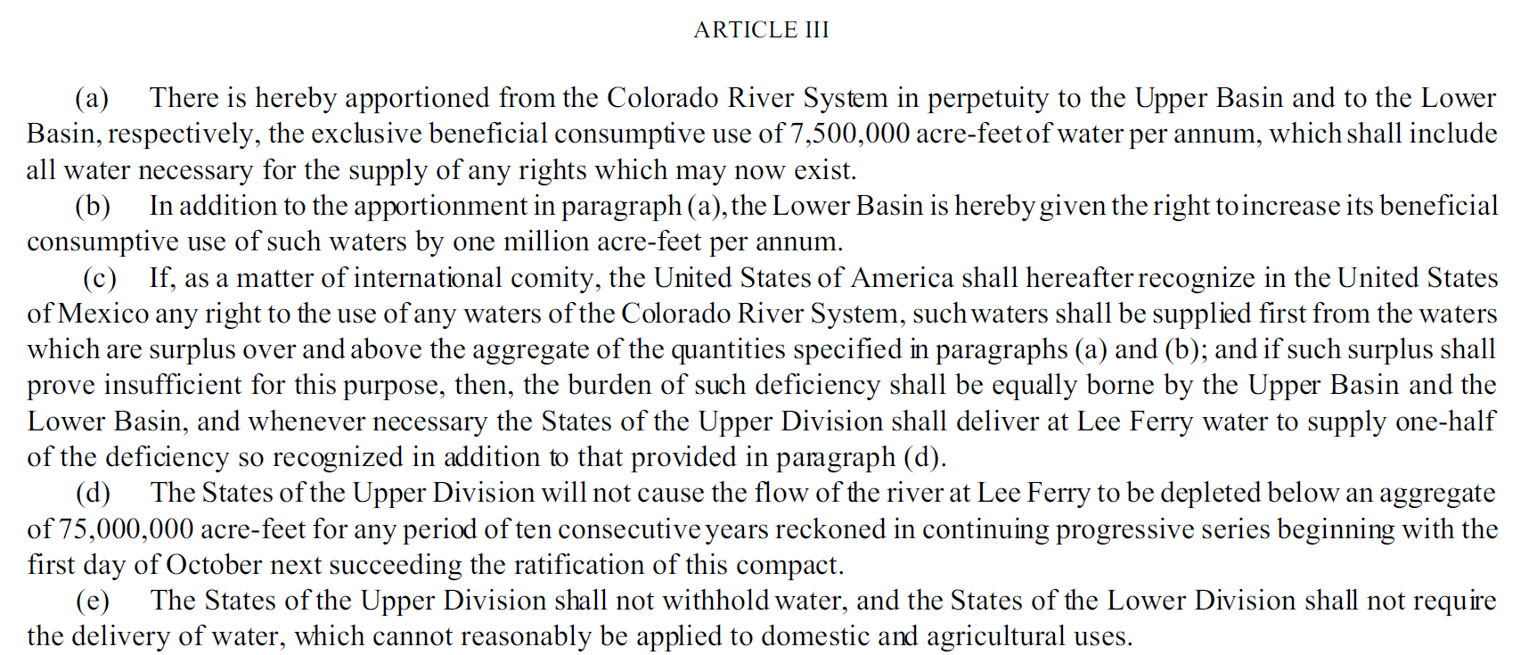 The Colorado River Compact Was Built On A Lie 100 Years Ago, But The Tactic Remains in California