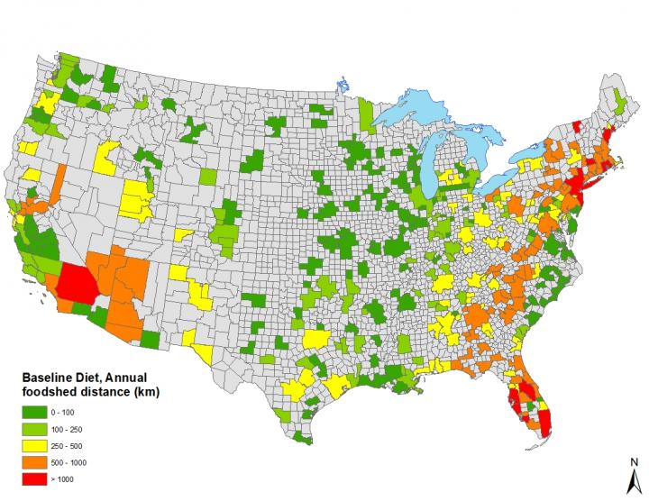 Some U.S Cities Could Subsist On Locally Grown Food - If The Local Area Is Large Enough