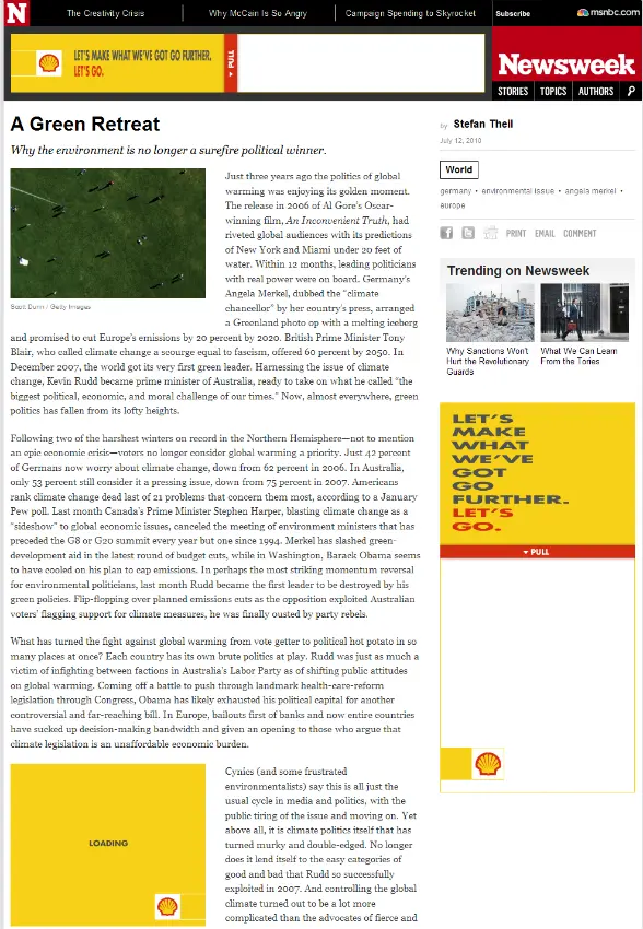 Newsweek Green Is Dead Newsweek Green Is Dead
