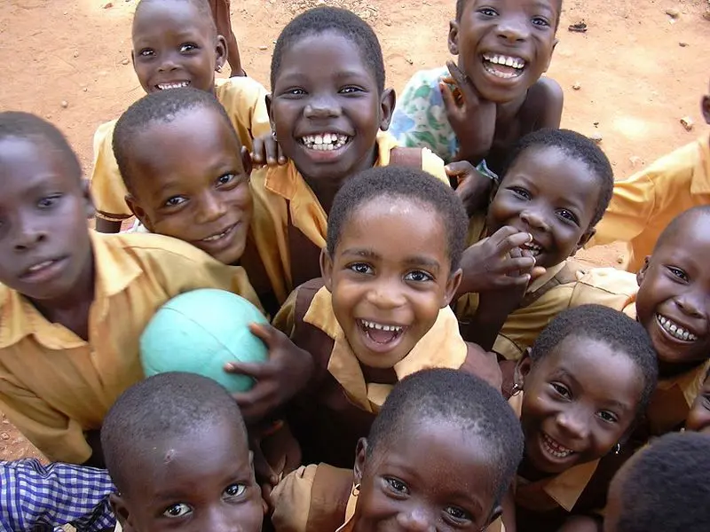 Children from Ghana. Image by Wolfgang Blum