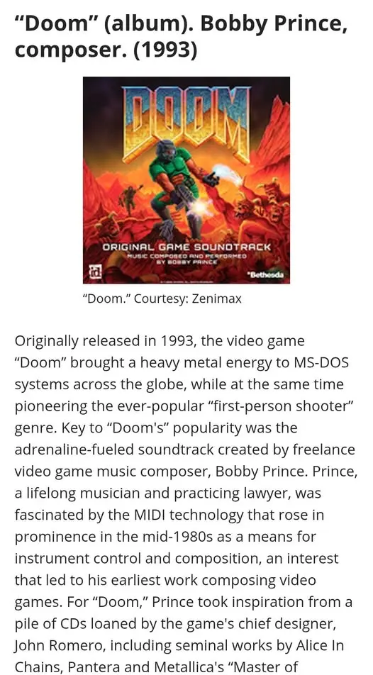 doom_soundtrack_library_of_congress