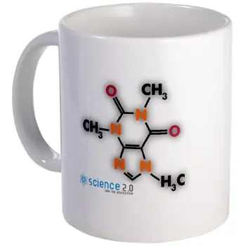 Science 2.0 caffeine compound mug