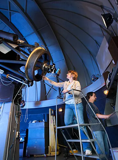 Judi Provencal telescope at Mt Cuba Observatory
