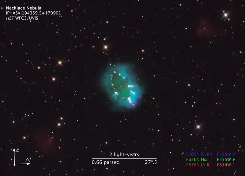 Necklace Nebula, PN G054.2-03.4 Necklace Nebula, PN G054.2-03.4