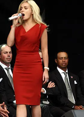 Tiger Woods Katherine Jenkins Ryder Cup