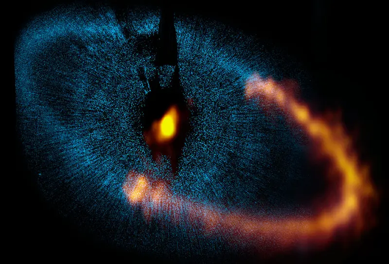 dust ring around Fomalhaut dust ring around Fomalhaut