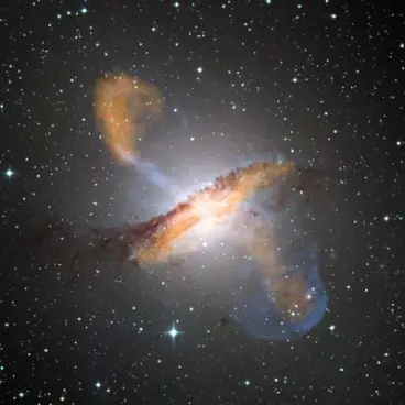 Centaurus A color composite image Centaurus A color composite image