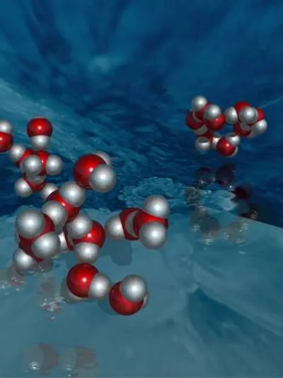 Dancing water tetrahedral low-density water Dancing water tetrahedral low-density water