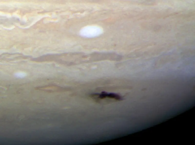 Dark Spot on Jupiter Hubble WC3 impact Dark Spot on Jupiter Hubble WC3 impact