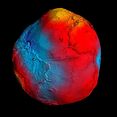 GOCE geoid earth is a potato