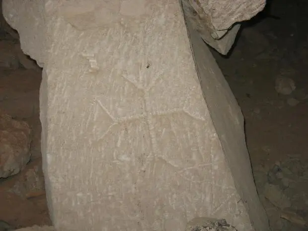 Byzantine cross galgala malaba map underground quarry