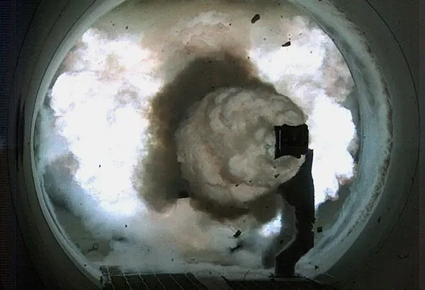 US Navy railgun test