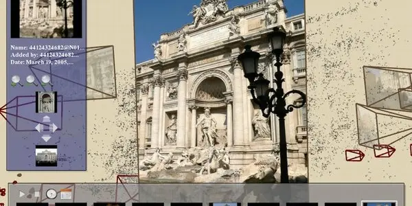 Photo software creates 3-D world