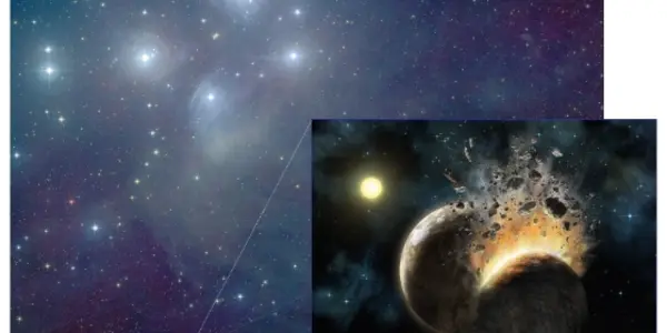 "Monster Collisions" Make Planets Form In Pleiades Star Cluster