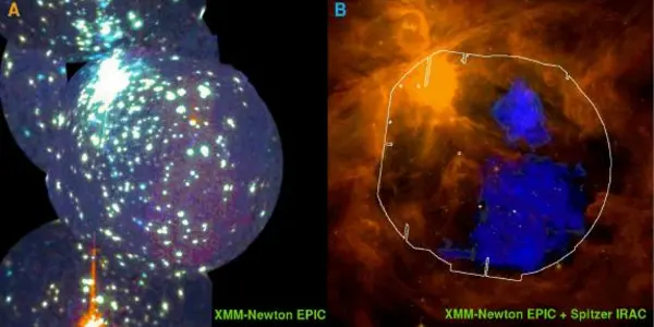 Theta1 Orionis C Looks Like A 'Santa Claus' In Space