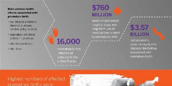 Yearly Cost Of US Premature Births Linked To Air Pollution: $4.33 Billion