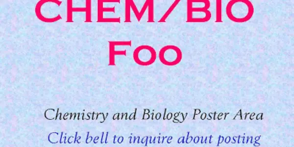 Chemistry and Biology Poster Area in Second Life