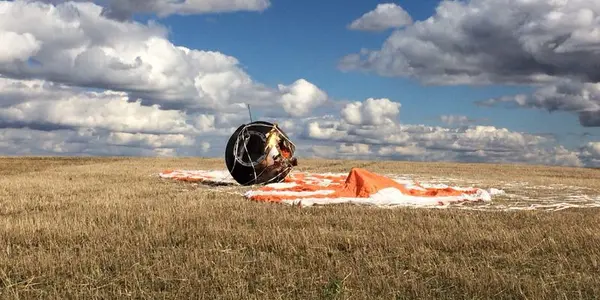 Russian Capsule Lands with Dead Sex Geckos