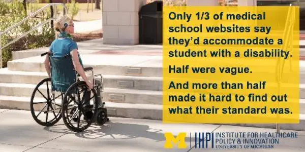 Want To Be A Doctor, But Have A Disability? Many Medical Schools Look Unwelcoming