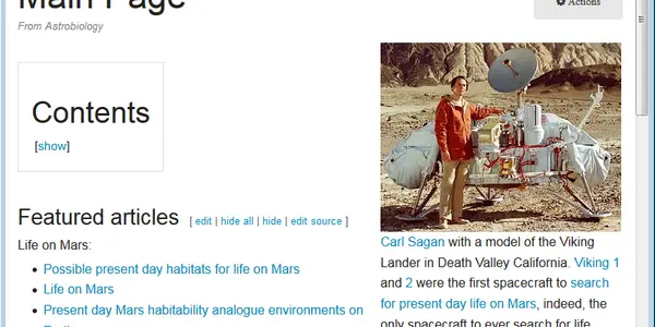 Easy To Improve On Wikipedia In Topic Focused Encyclopedias (Ours: Astrobiology, Microtonal Music, Doomsday Debunked & Buddhism)