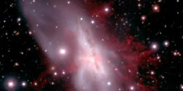 A Violent Wind Blown From The Heart Of A Galaxy Tells The Tale Of A Merger