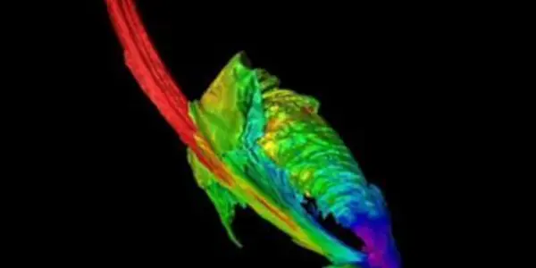 When A Black Hole Shreds A Star, A Bright Flare Tells The Tale