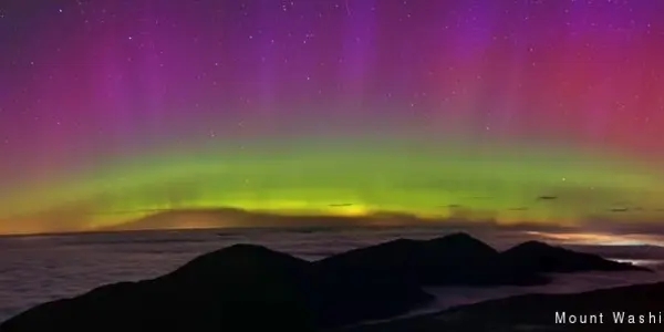 Tonight the Northern Lights may be visible possibly as far south as Maryland.