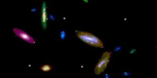 'Soap Bubble' Galaxies And A 'Filament' Of Dark Matter That Connects Them