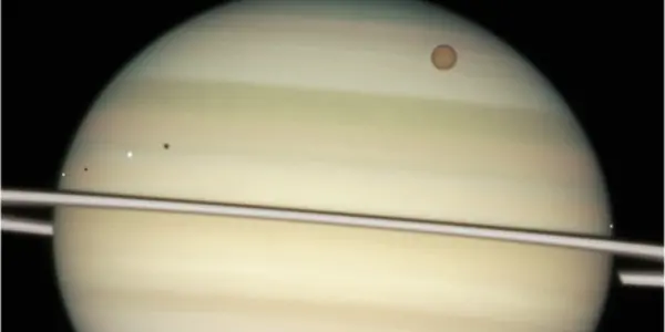 A Parade Of Saturn's Moons For St. Patrick's Day