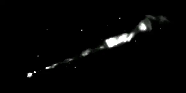 Space Slinky - 13 Years Of Superheated Gas From A Supermassive Black Hole