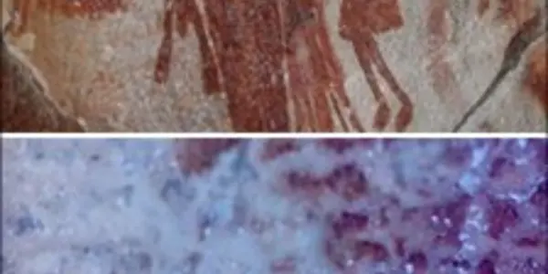 Ancient "Bradshaw art" remains colorful for 40,000 years because it is 'alive'