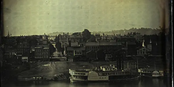 Early photographic image of humans discovered?