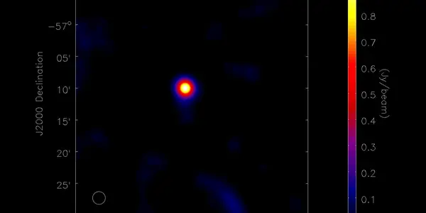 Karoo Array Telescope First Results: Giant Outbursts From Binary Star System Circinus X-1