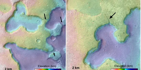 Satellite Images Reveal Evidence Of Ancient Lakes On Mars