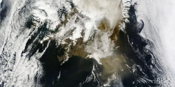 Grímsvötn Ash Plume