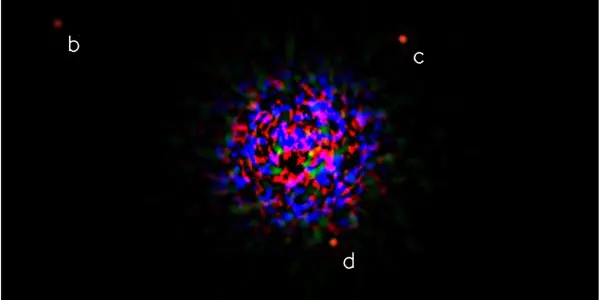 HR 8799 - First Images Of Newly-Discovered Multi-Planet Solar System