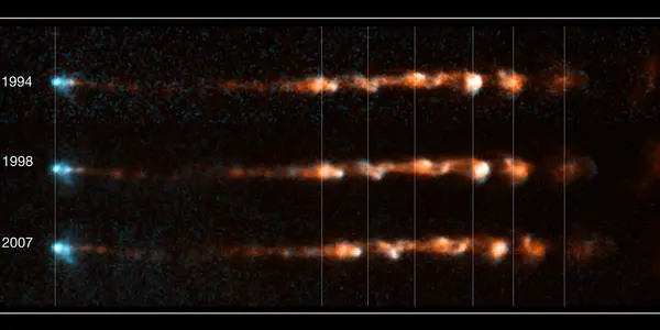 Near Orion Nebula, Stellar Jets Show The Birth Of A Young Star