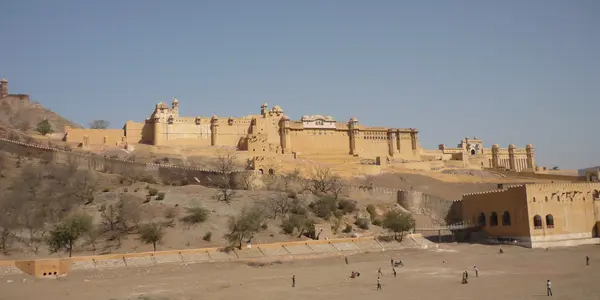 Amber fort lake has  gone dry