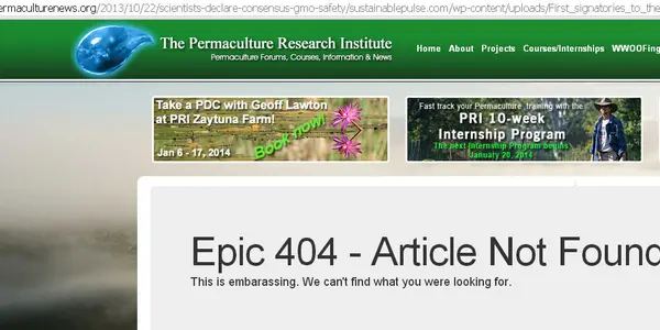 When Are 5 Million Scientists Wrong And A Few Dozen Contrarians Right? Food Activism