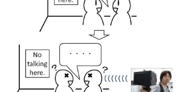 SpeechJammer Gun Shuts People Up Remotely
