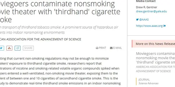 During A Coronavirus Pandemic, AAAS Tries To Create Scares About Thirdhand Vaping