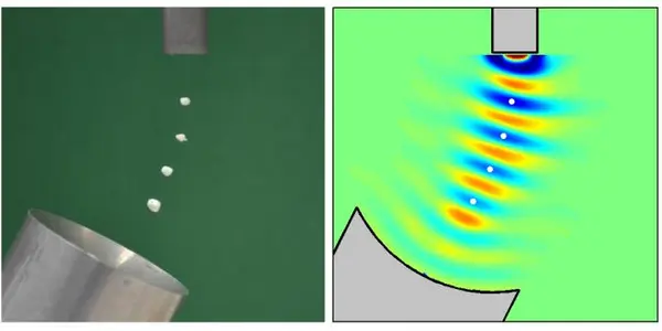 Acoustic Levitation Using A Non-Resonant Device