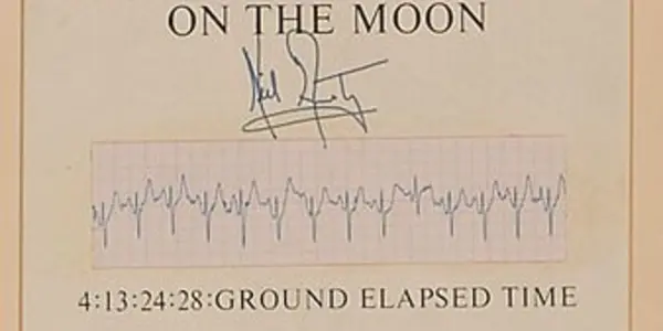 Neil Armstrong's Heartbeat - EKG Up For Auction