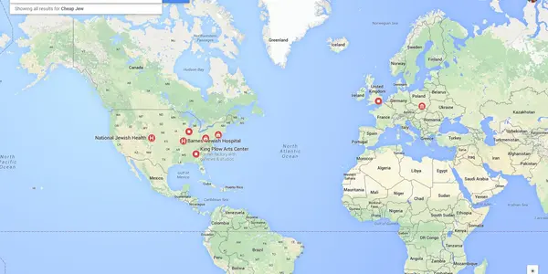 Google maps racist results target not only African Americans but Italians, Jewish, Polish, and Arab as well.