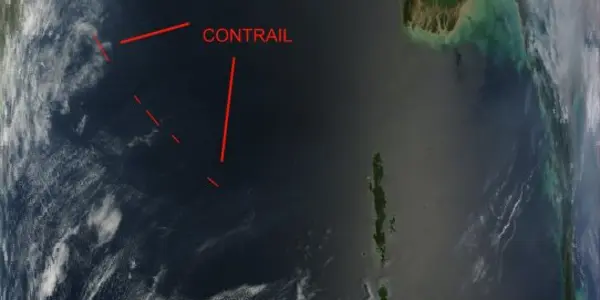 Malaysia Airlines MH370 - A Faint Trace?