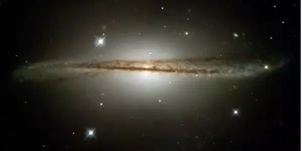 ESO 510-G13: We Discovered A Warped Disc Of Massive Stars At The Edge Of Our Galaxy