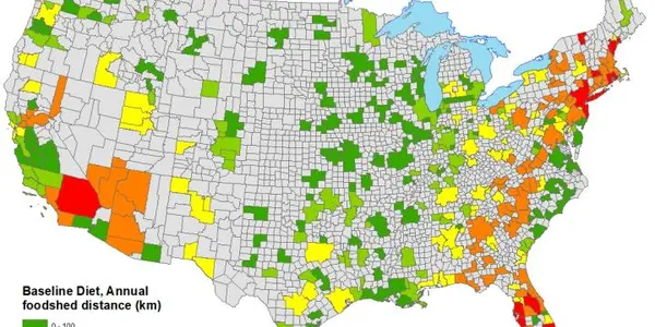 Some U.S Cities Could Subsist On Locally Grown Food - If The Local Area Is Large Enough