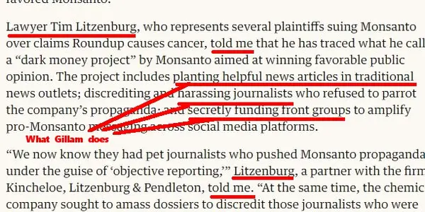 The Queasy Link Revealed: US Right To Know And The Trial Lawyer Just Busted For Extortion Over Glyphosate