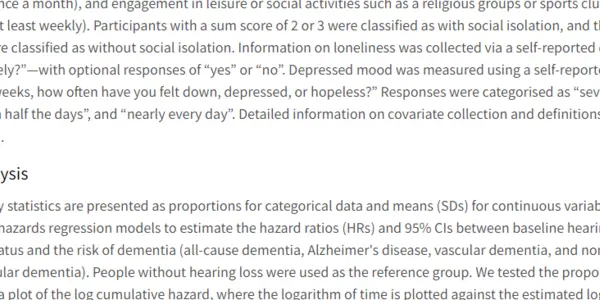 Hearing Aids and Dementia: Another Epidemiology Paper Retracted